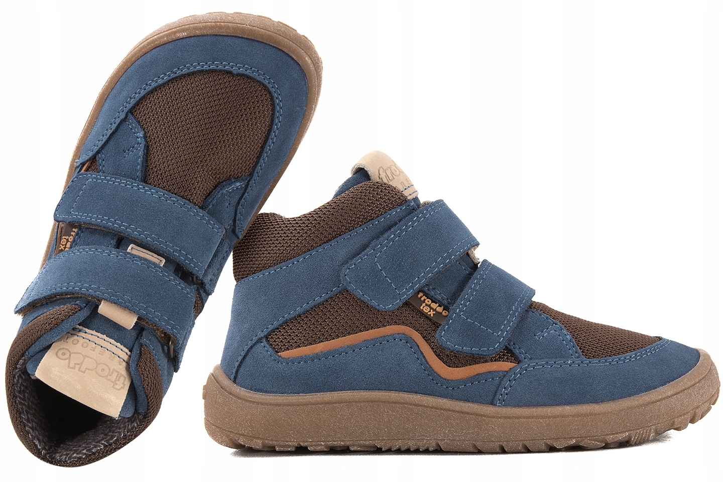 Froddo G3110254-9 Barefoot Trzewiki Wodoodporne Z Membraną Skóra Jeans 26