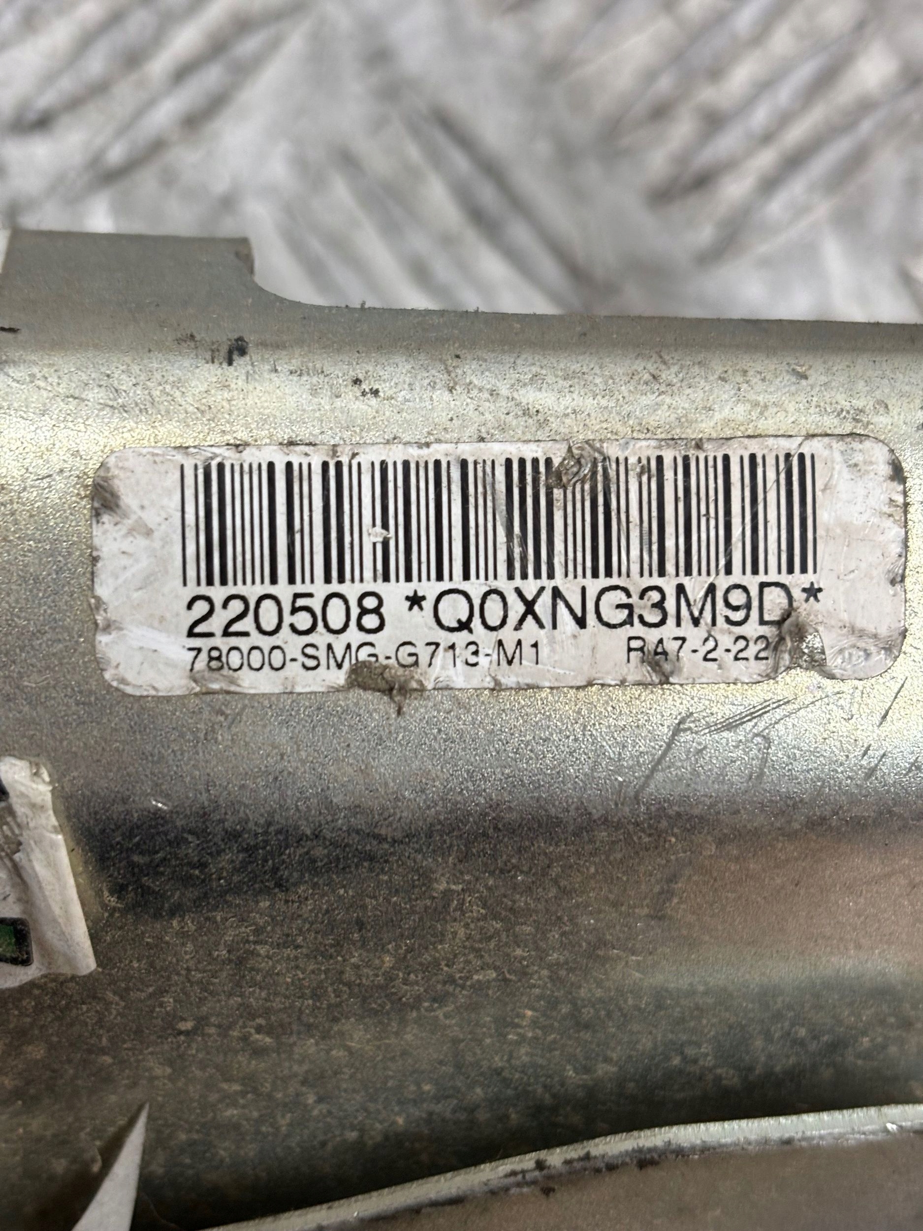 seat airbag right HONDA CIVIC UFO