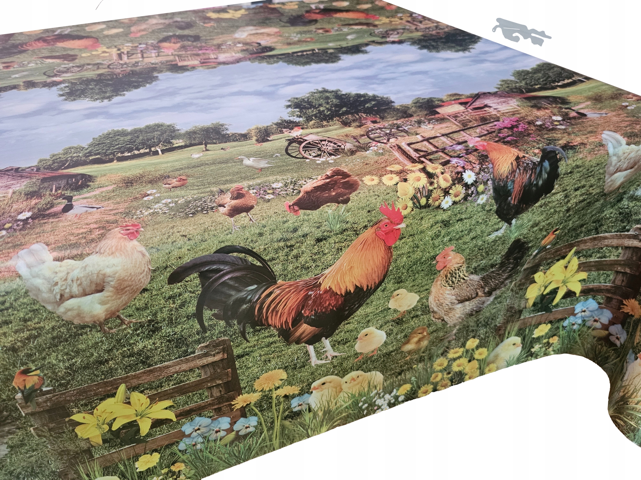 CERATA OBRUS KOGUTY KURY NA WYBRANY WYMIAR METRY Długość (cm) 10 cm