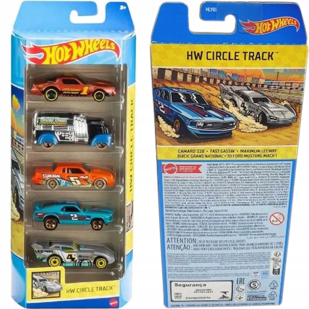 

Hot Wheels Zestaw Autek 5-PAK Circle Track HLY65