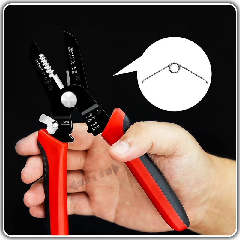 NARZĘDZIE 3w1 ŚCIĄGACZ IZOLACJI szczypce do kabli Kolor pomarańczowy