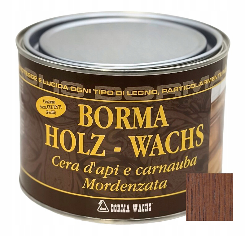 WOSK PSZCZELI DO DREWNA MEBLI BORMA WACHS 500ML - CIEMNY ORZECH