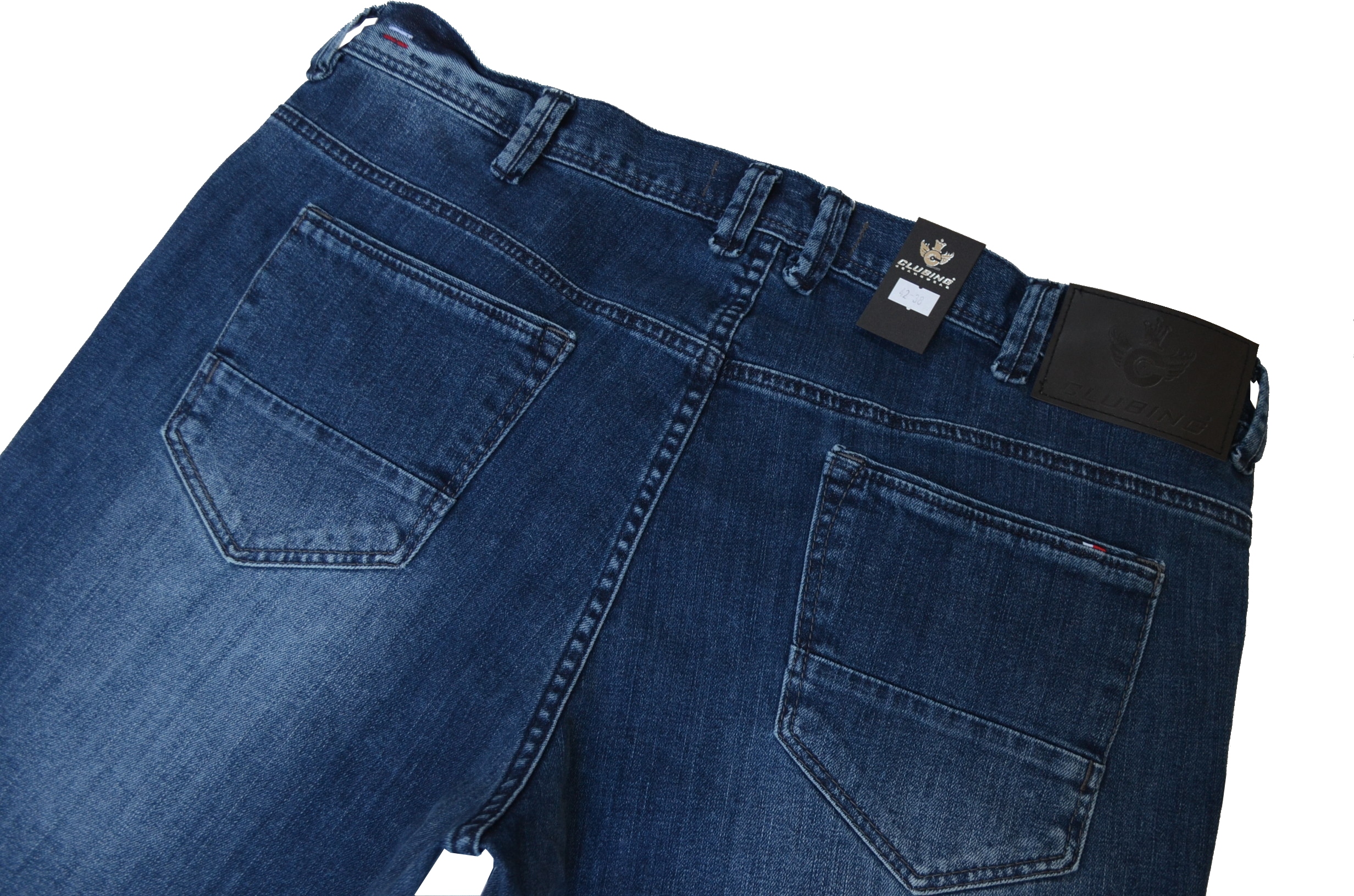 Duże Długie spodnie Clubing jeans 112-114cm L36