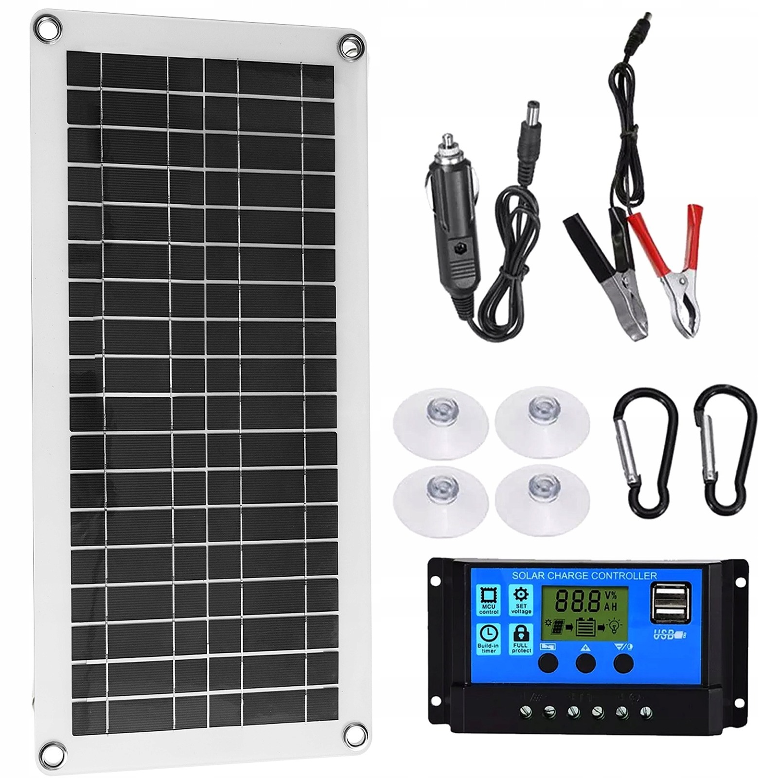 1ZEST Přenosný Solární Panel Pro Nabíjení Zařízení V Kempu