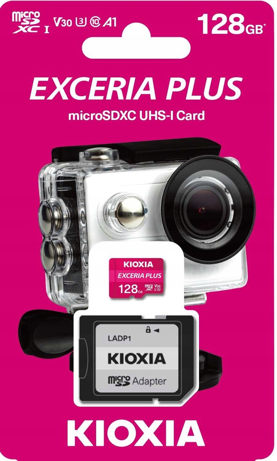 Paměťová karta Kioxia Exceria Plus MicroSDXC/SDXC 128 Gb