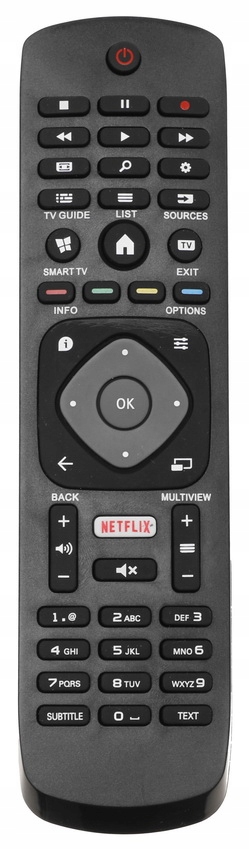 PILOT Do TV Telewizora PHILIPS Uniwersalny LCD LED SMART NETFLIX 398GR8BD