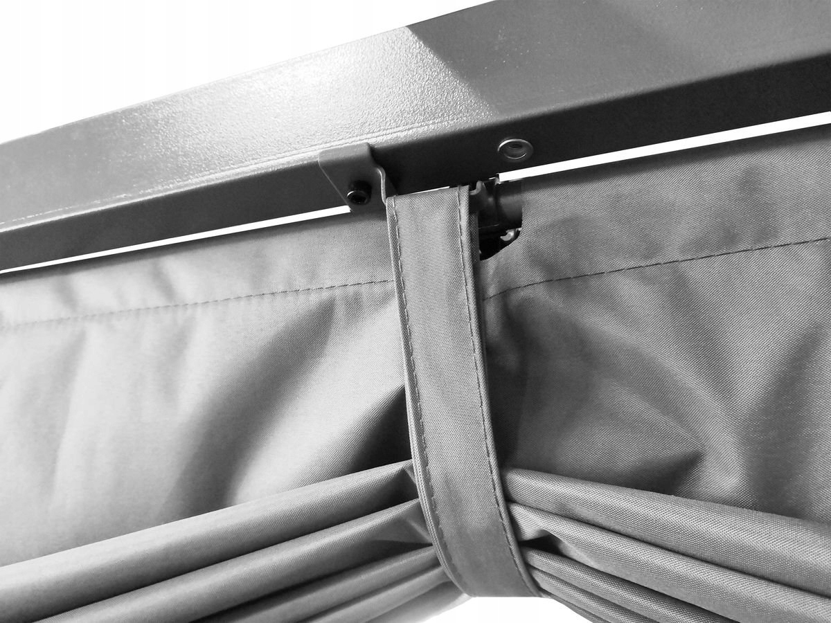 Pergola Tarasowa Ogrodowa 3x4m Zadaszenie - Metalowa - Szara Grey SPRINT Kod producenta 005417