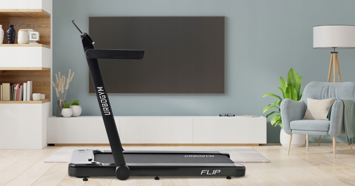 BIEŻNIA ELEKTRYCZNA DOMOWA FLIP 2w1 SKŁADANA NA PŁASKO 12 KM/H 2024 Długość pasa 106 cm