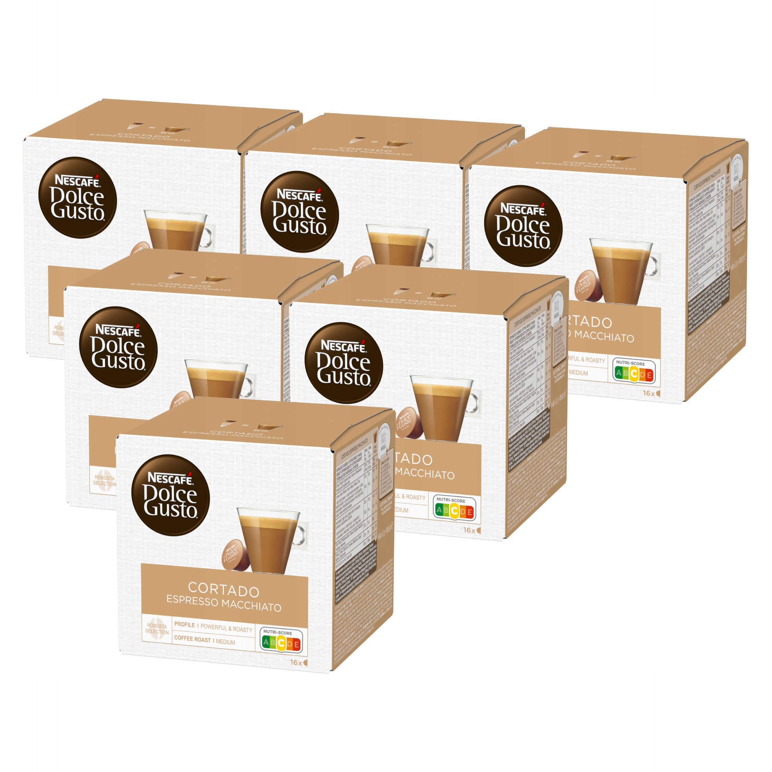 Kapsułki Nescafe Dolce Gusto Cortado Espresso 6x16