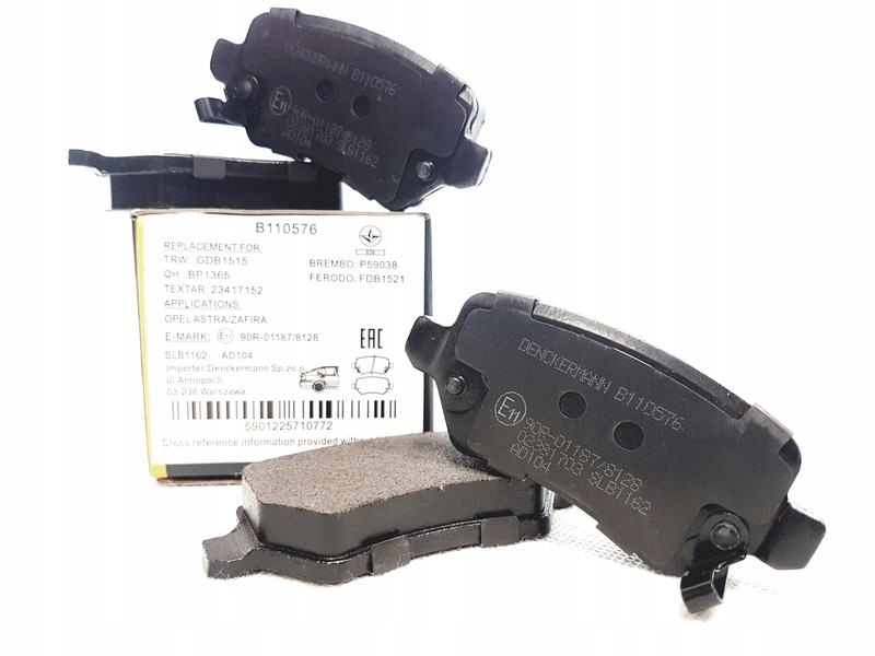 

Denckermann Klocki Hamulcowe B110576