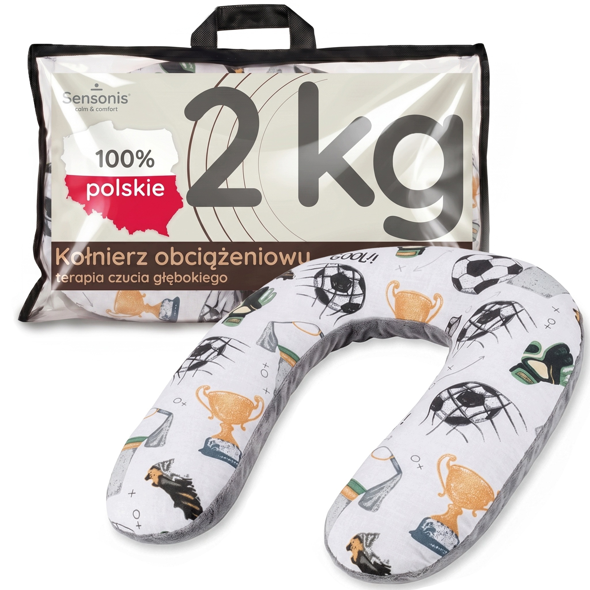Kołnierz obciążeniowy 2kg (reg.) na ramiona sensoryczny, Polski gadżet Adhd