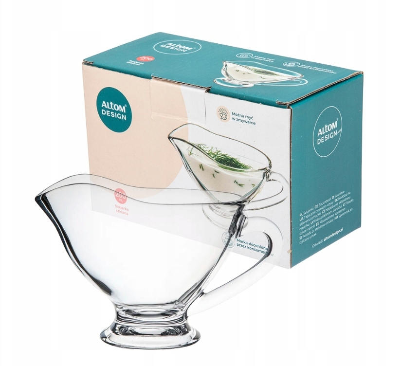 Sosjerka naczynie do sosu szklane Altom Design 200 ml