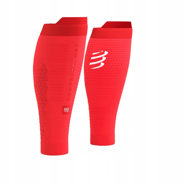 Compressport kompresní pásky na lýtka R2 3.0 fluo red (Velikost: T3)