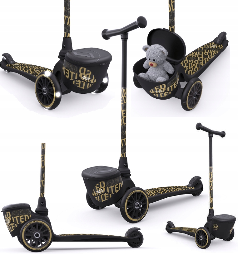 Hulajnoga Scoot & Ride Highwaykick 2 Led Edycja Limitowana (Gold Edition)