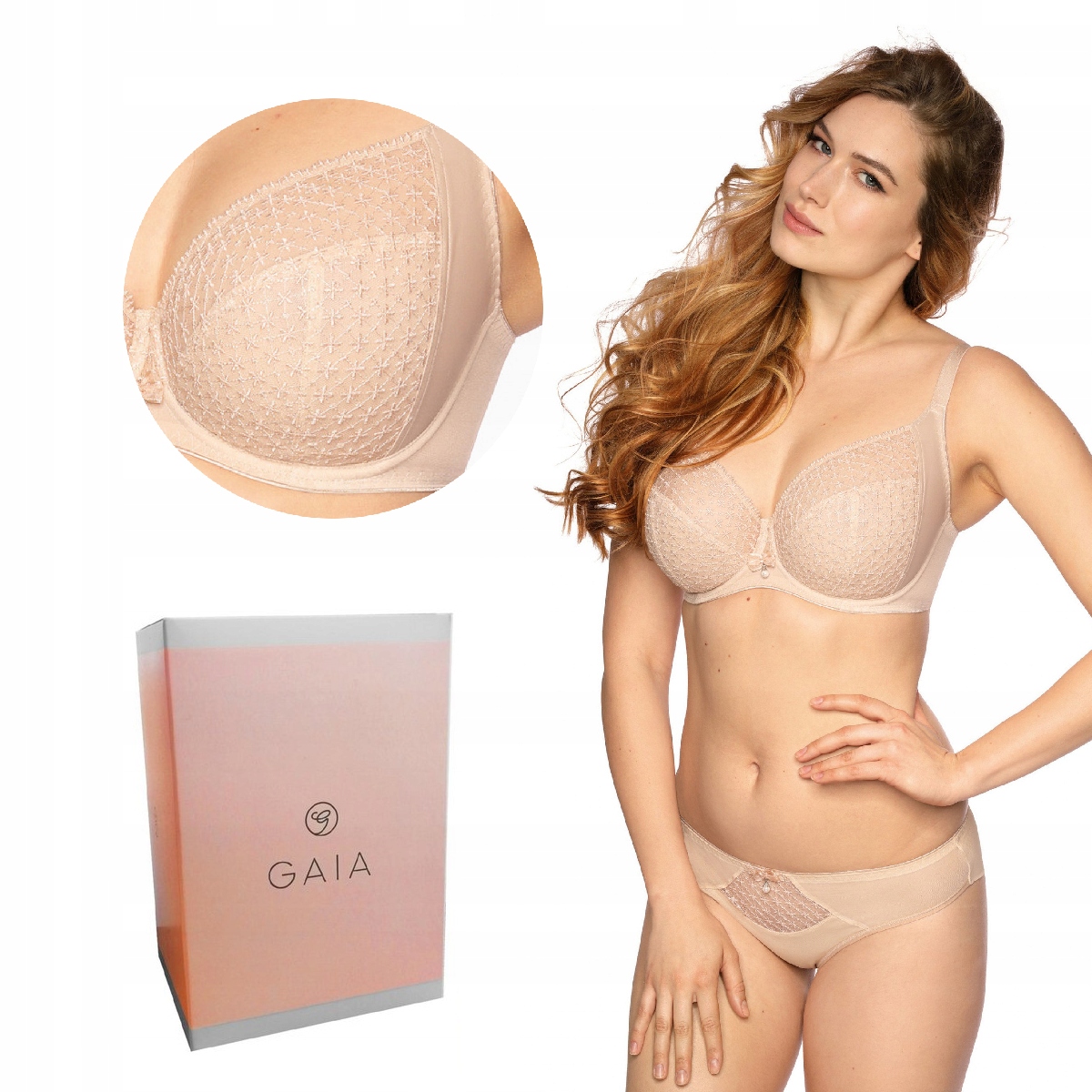 Podprsenka Gaia Soft Samira 874 měkká béžová 85K