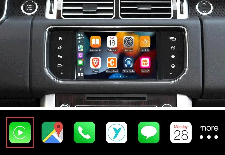 Android Auto carplay box mapy google Jaguar XE XF Marka inna