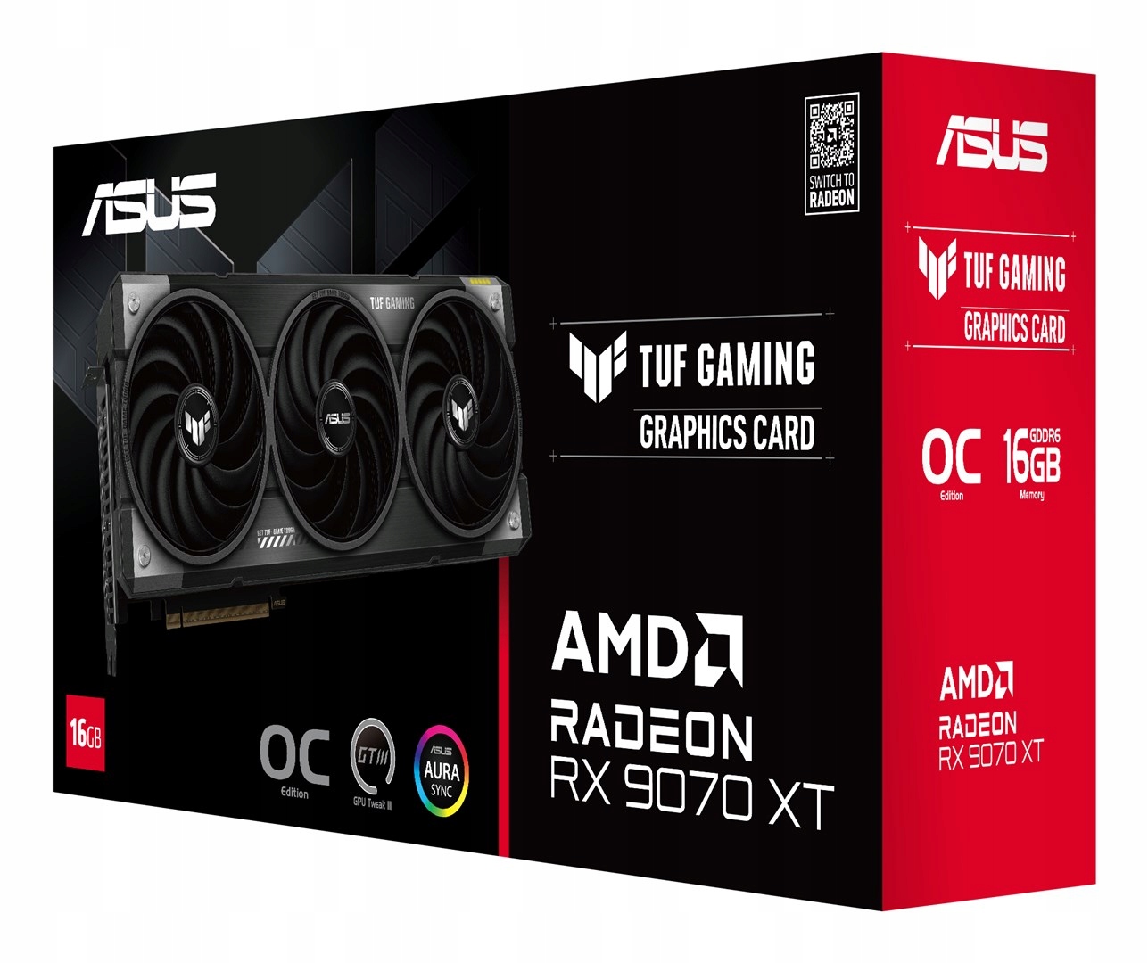 Grafická karta Asus Tuf RX9070XT O16G Gaming