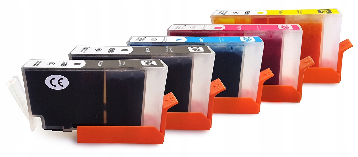 

5x Tusz 364 XL 3070A 5510 5524 5520 Nowe Chip