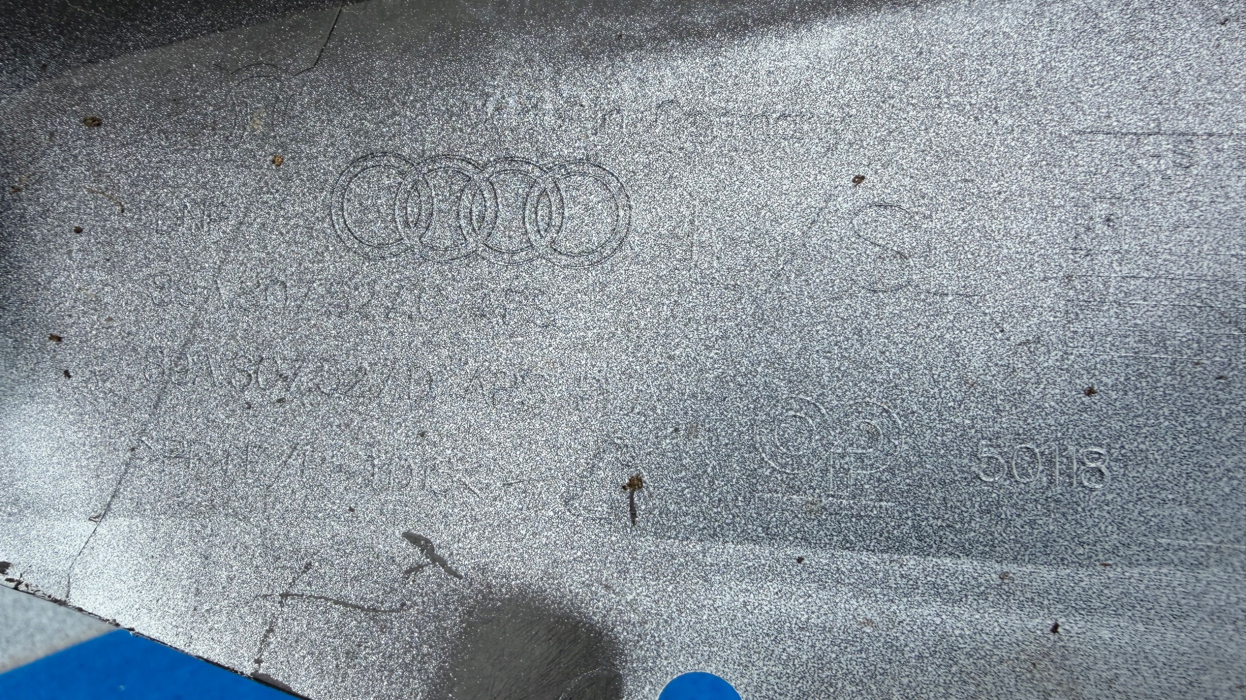 AUDI Q4 E-TRON bumper rear part rear cap 89A807527D UA59