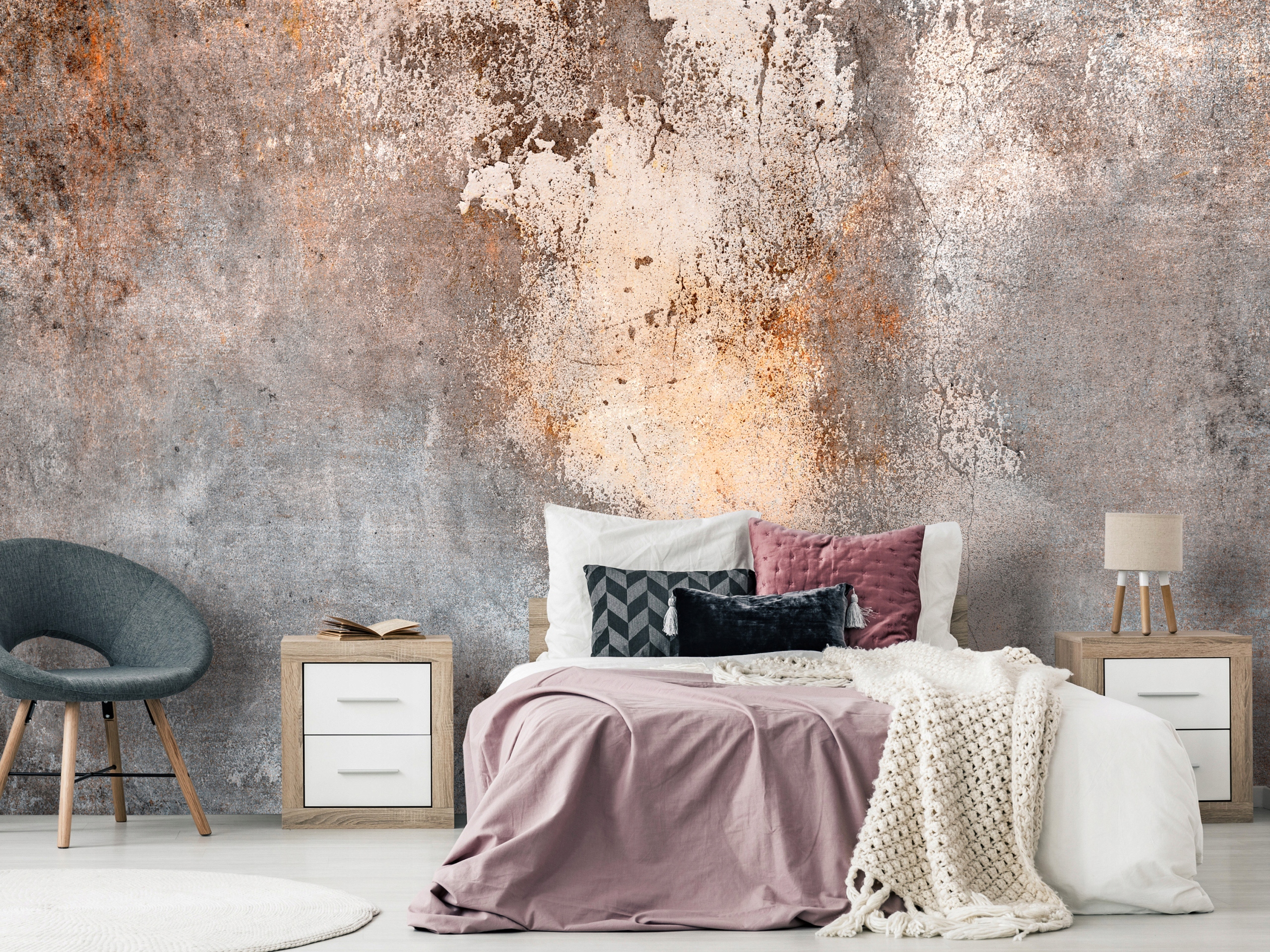 FOTOTAPETA BETONOWA ŚCIANA 400x280 f-C-0483-a-a Liczba m² w ofercie 11.2 m²