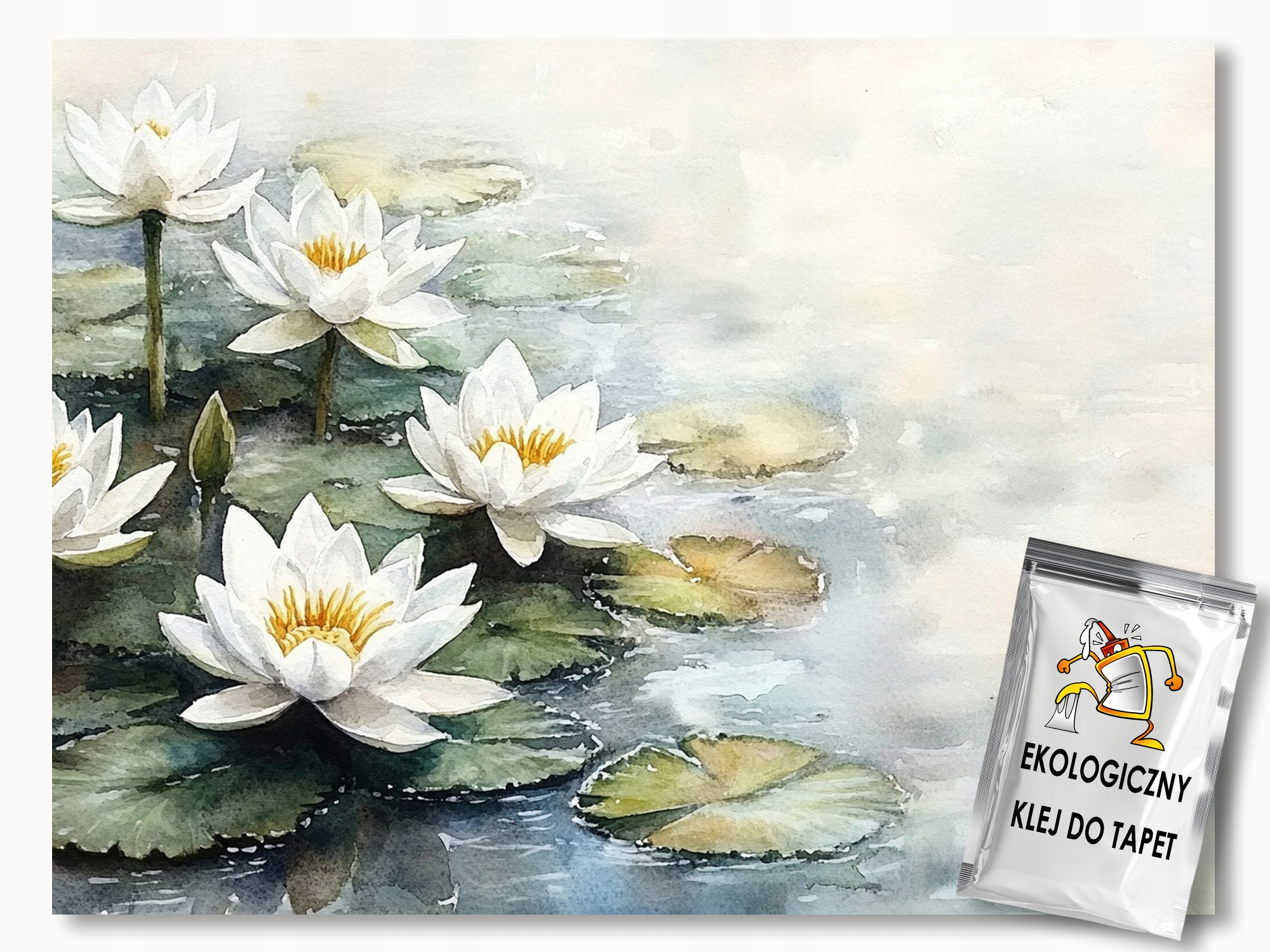 Fototapeta Flizelina Příroda Rybník Květiny Lilie Nenufary 368x254 130g