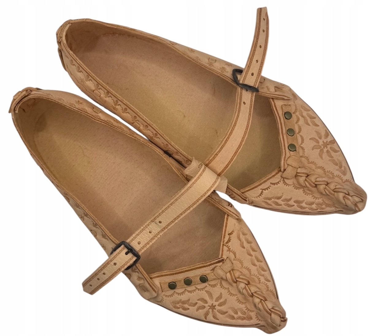 Originální Goralské Krpce Ručně Vyráběné Kožené Regionální Boty Folk