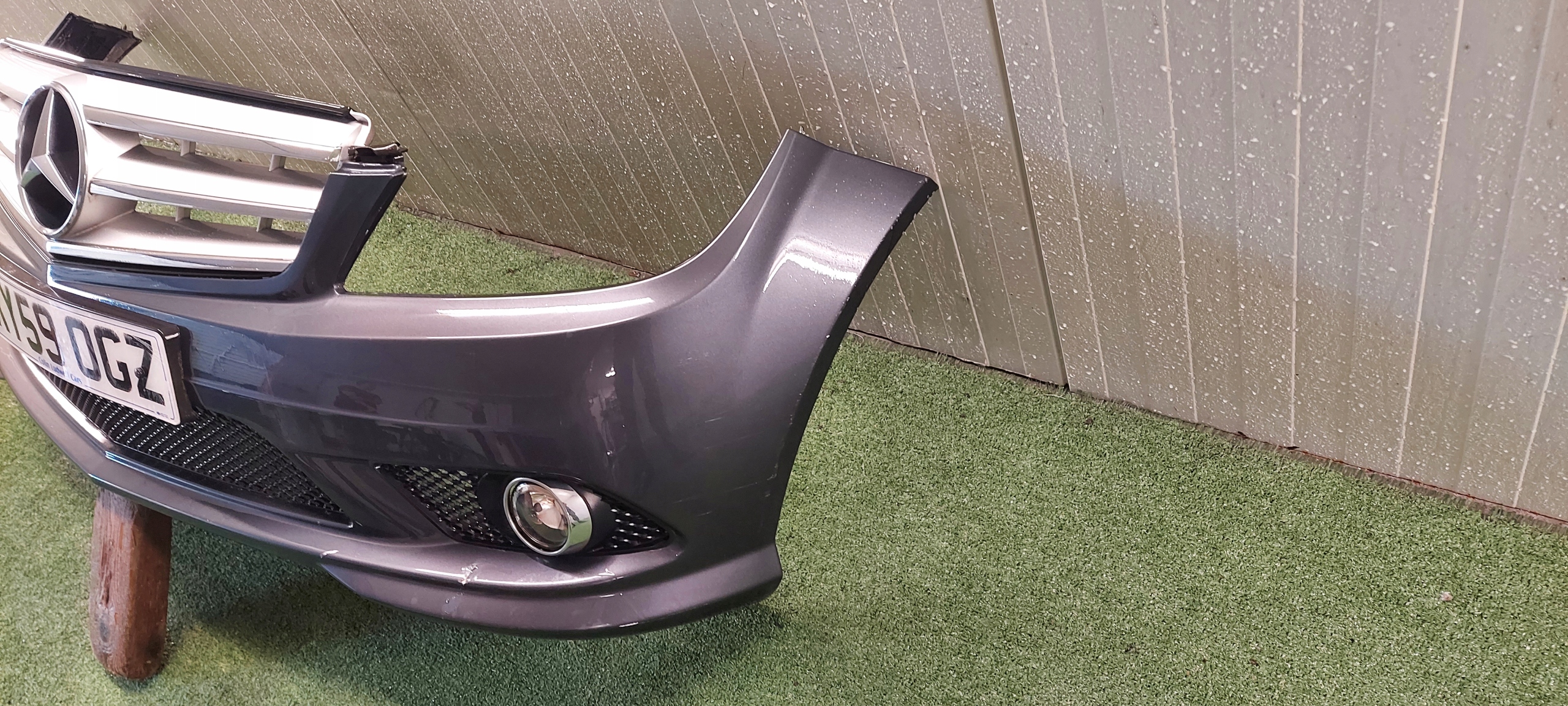 bumper front complete MERCEDES C-KLASA W204 AMG 07-11 LAK: 755