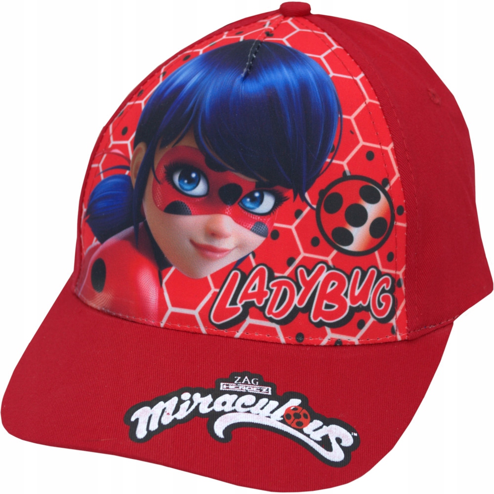 

Czapka Miraculum Biedronka Czarny Kot czerwona 54