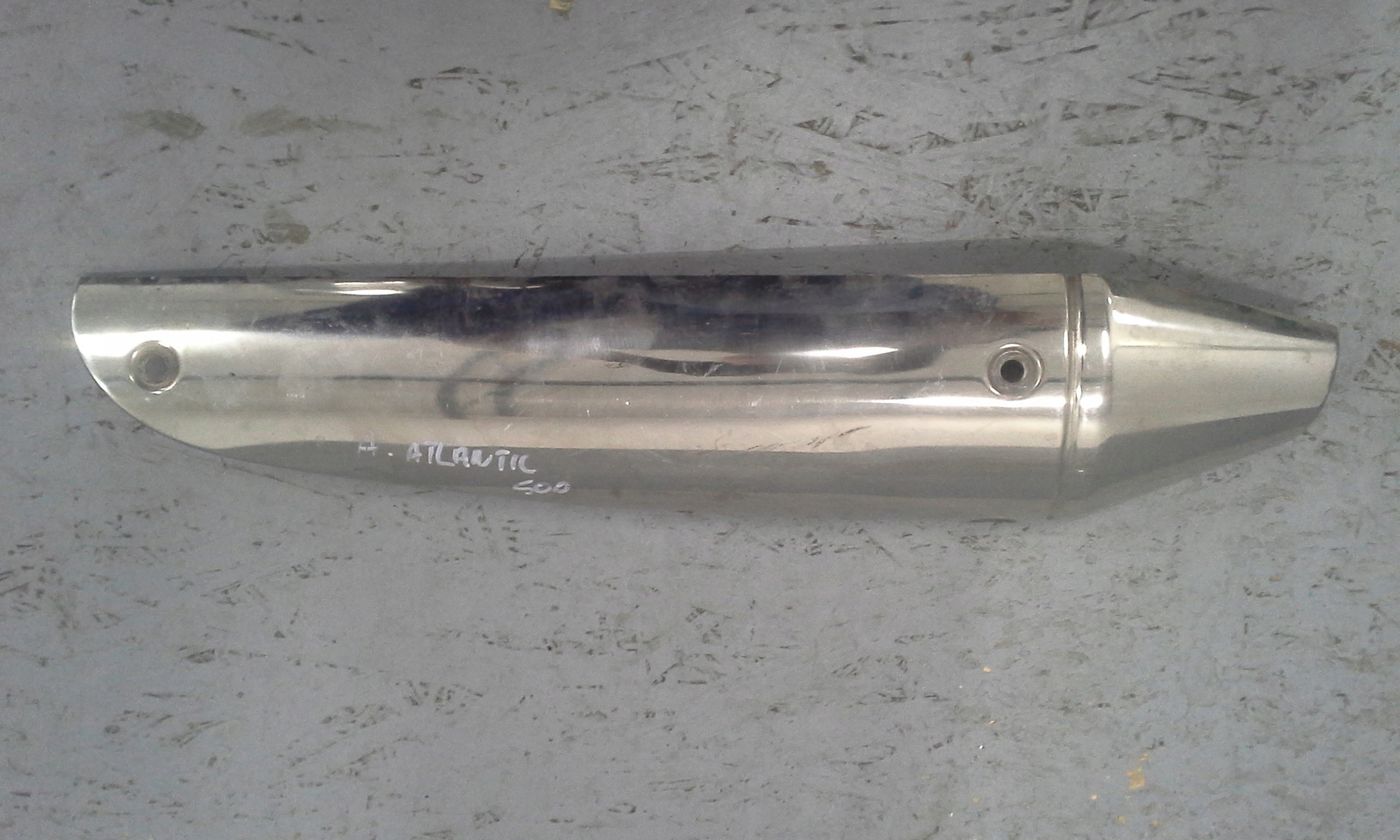 123458490 - Aprilia ATLANTIC 500 кришка глушника вихлопної труби