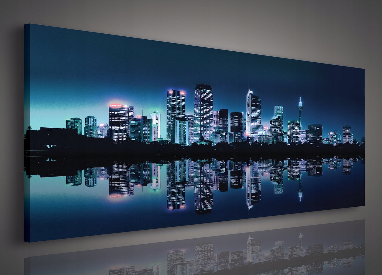 Obraz 145x45 Melancholie Noční krajiny ložnice voda