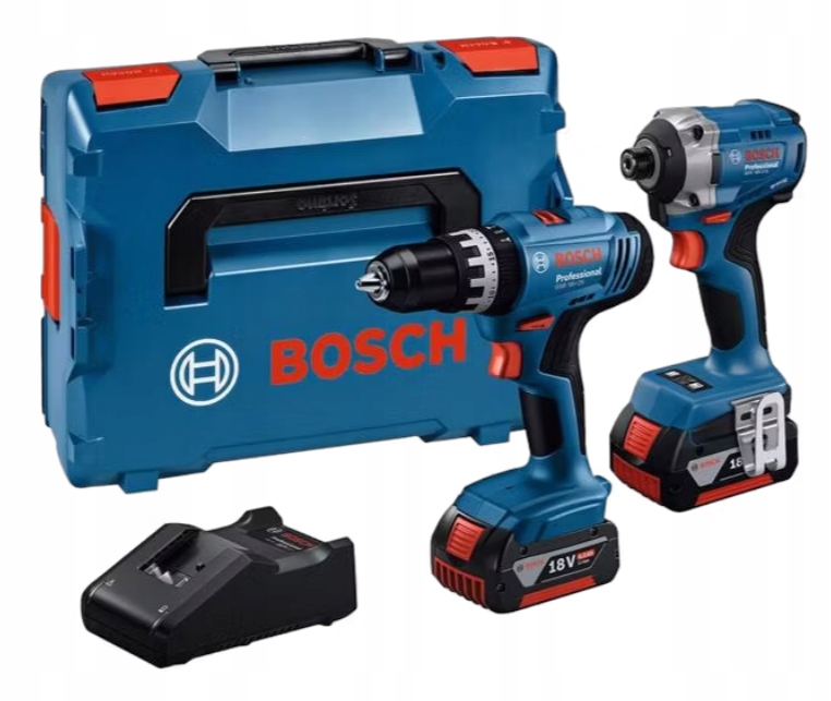Zestaw Bosch Gsb 18V-25 Gdr 18V-215 Gal 18V-40 2x Gba 4Ah 0615A5008D