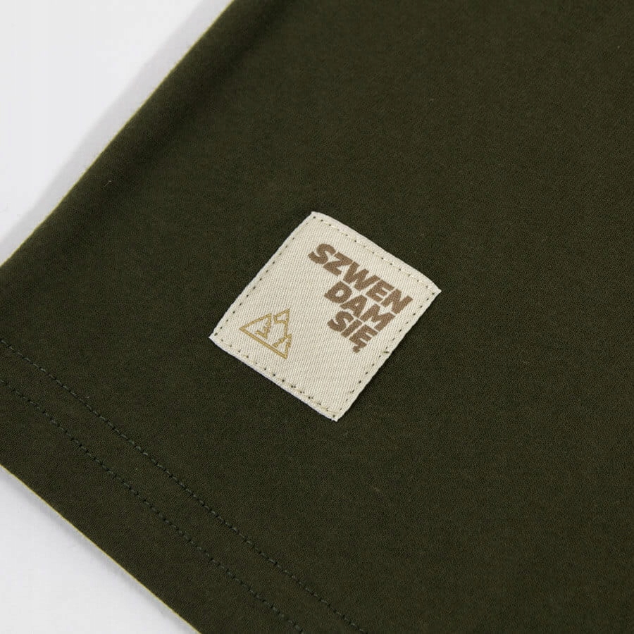 Koszulka turystyczna męska WILK OBOZOWISKO khaki L Właściwości brak