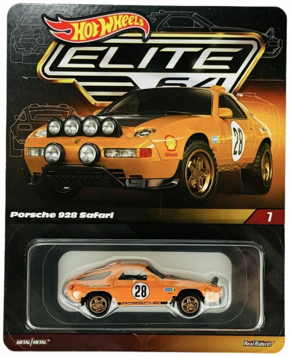 Hot Wheels Premium Porsche 928 Safari Protektor Elite 64