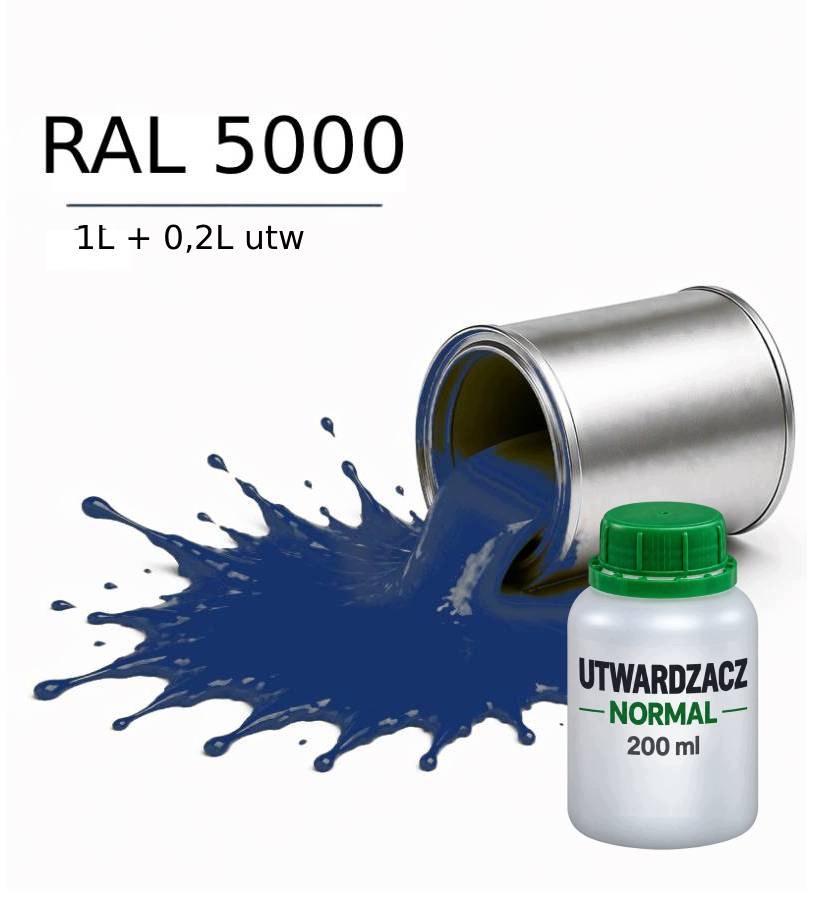Valspar Ral 5000 Barva Dtm Základní Nátěr Polyuretanová 2K Polomat 1L Utw. 0