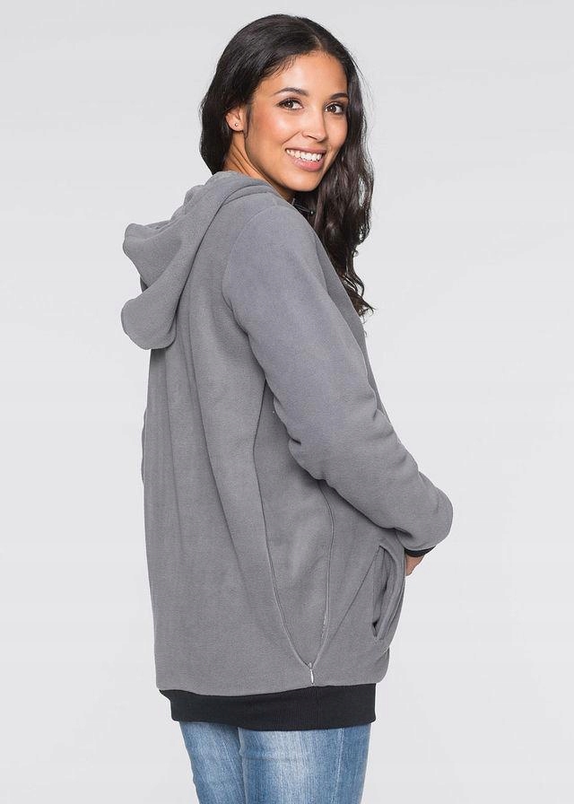 Bonprix BLUZA CIĄŻOWA POLAROWA 52 Rozmiar 52