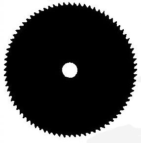 

Tarcza Tnąca 80 Zębów Śr.o 25,4mm Szerokość 255mm