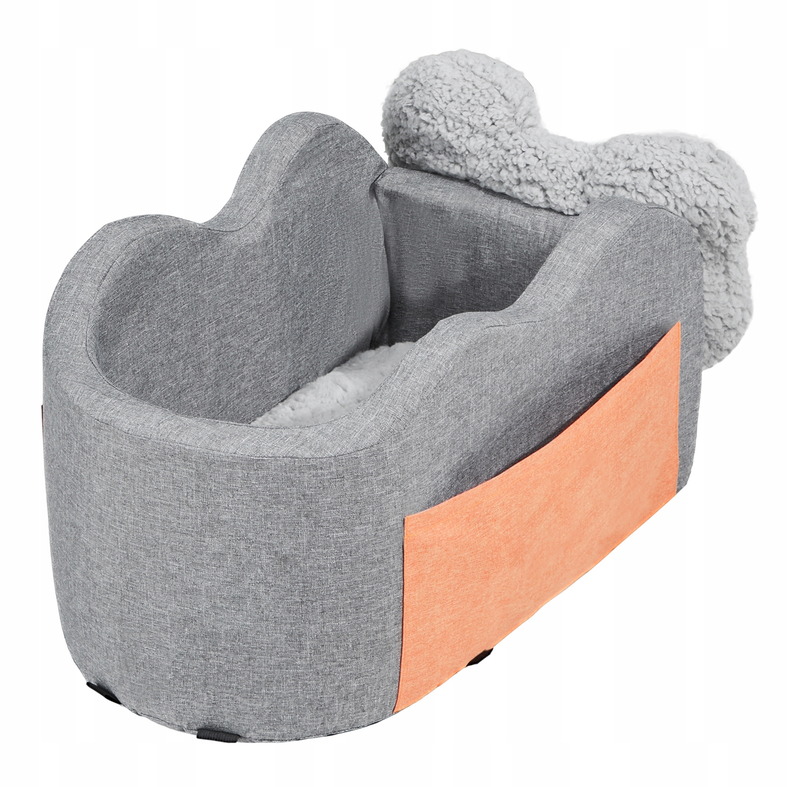 Levně Autosedačka pro psa Maximální váha zvířete 3.6KG Tmavě šedá