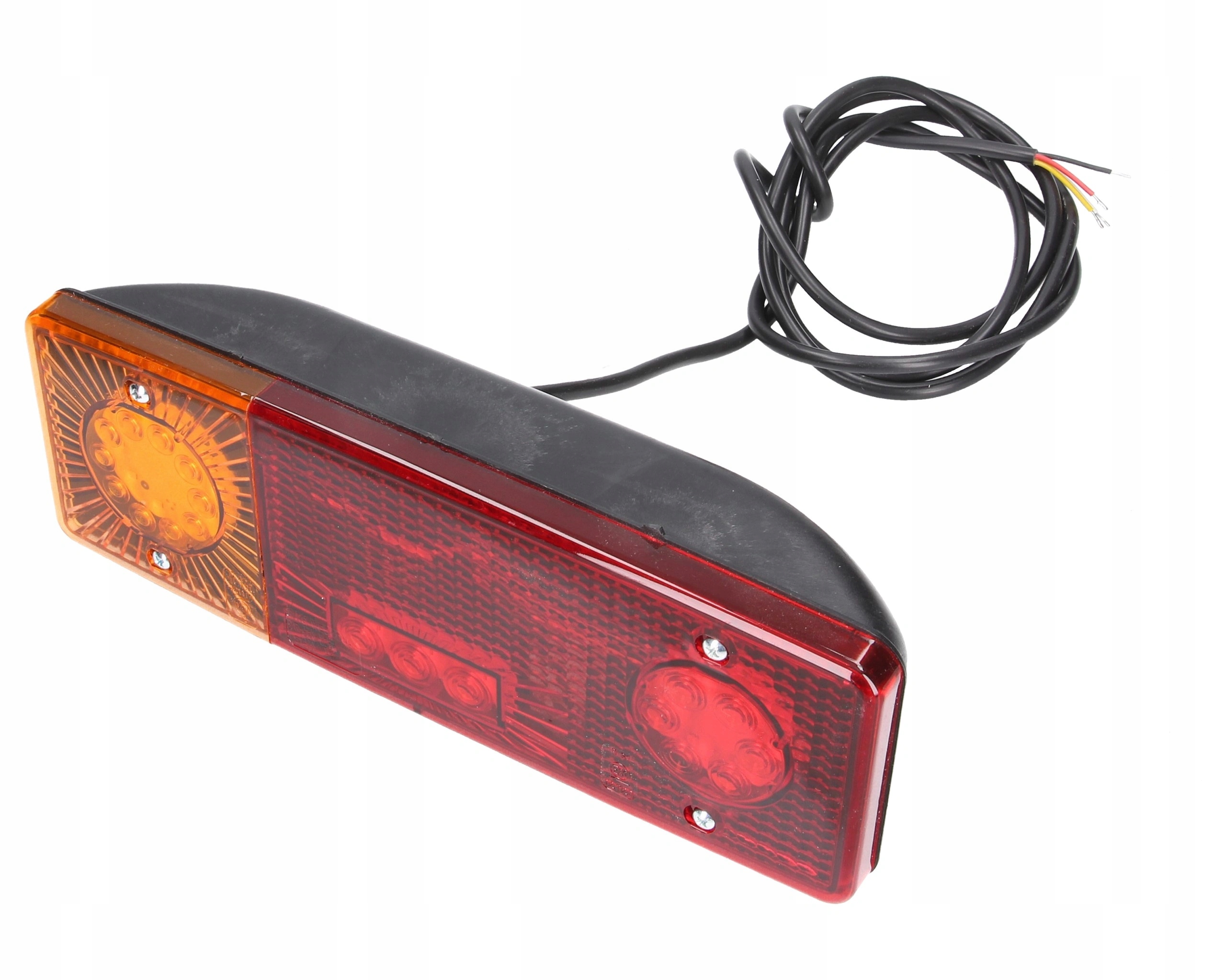 Led kombinovaná zadní lampa levá obdélníková 12/24V Waś