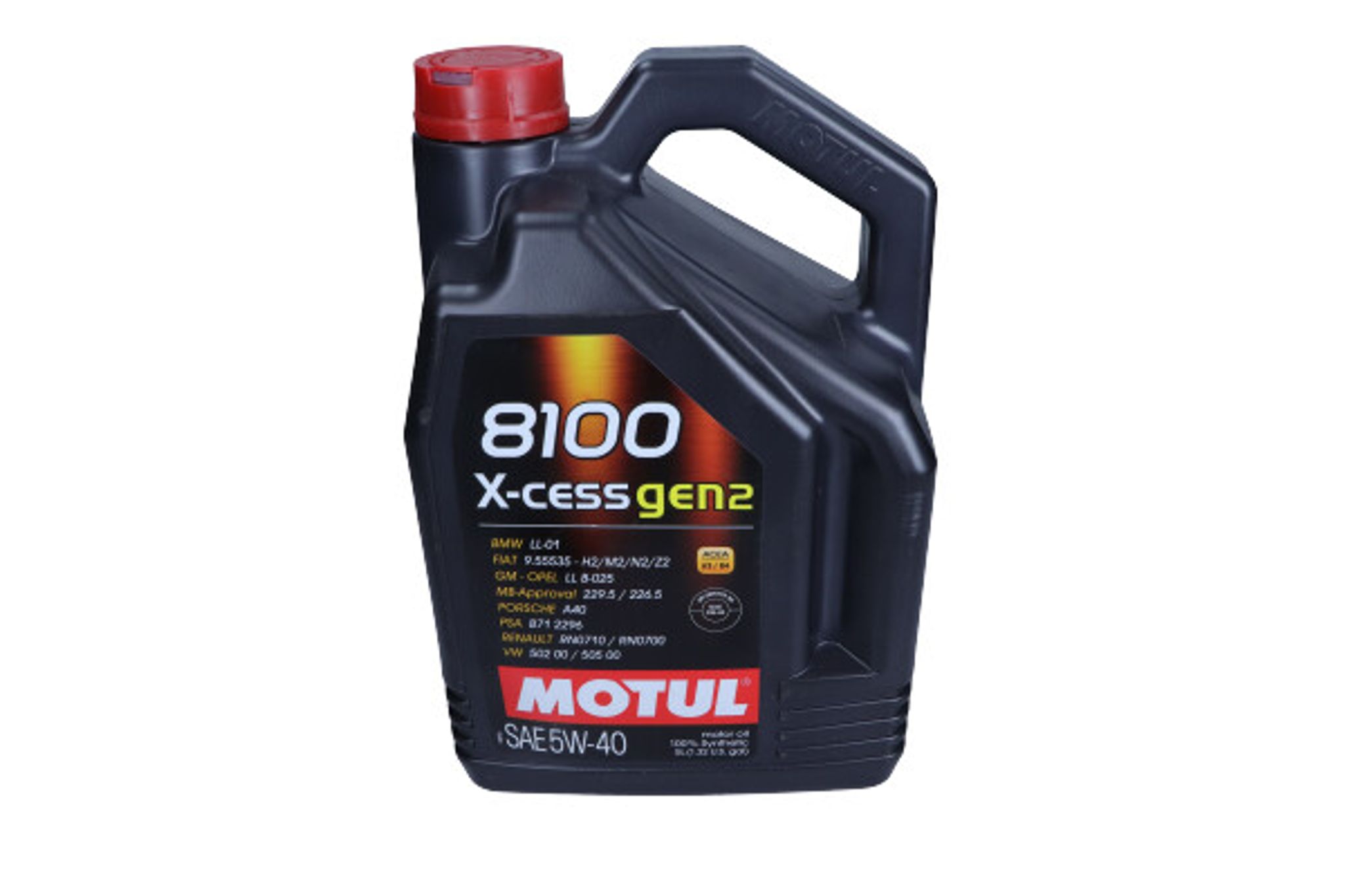 Motul 8100 X-cess Gen2 5W-40 5L 109776 Vw 502 00 505 00
