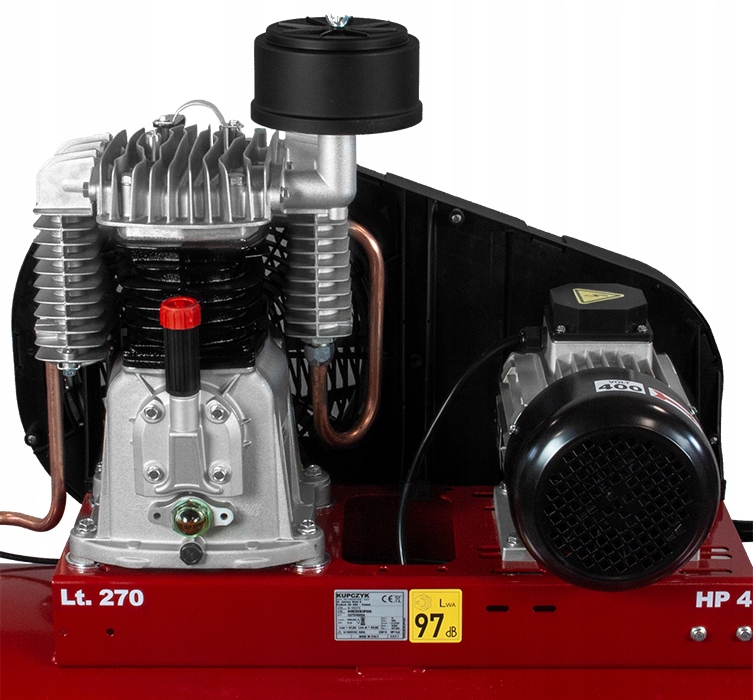 Kompresor Sprężarka 270 Litrów KK 590/270 5,5HP Kupczyk Model KK 590/270 5,5HP