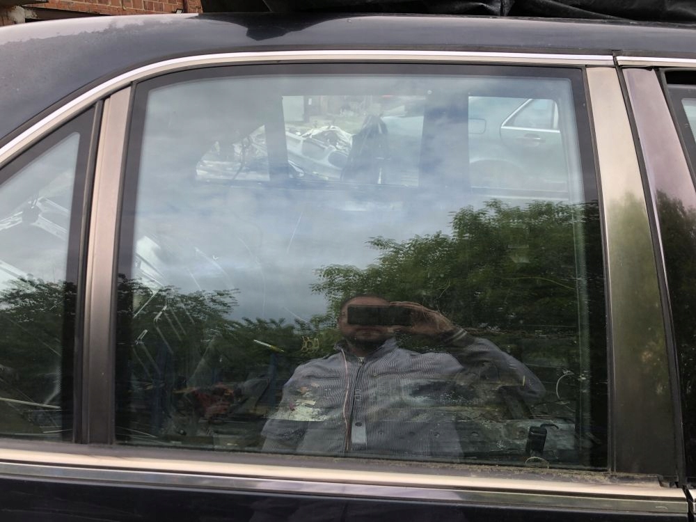 MERCEDES W140 стекло правое заднее заднее 1997