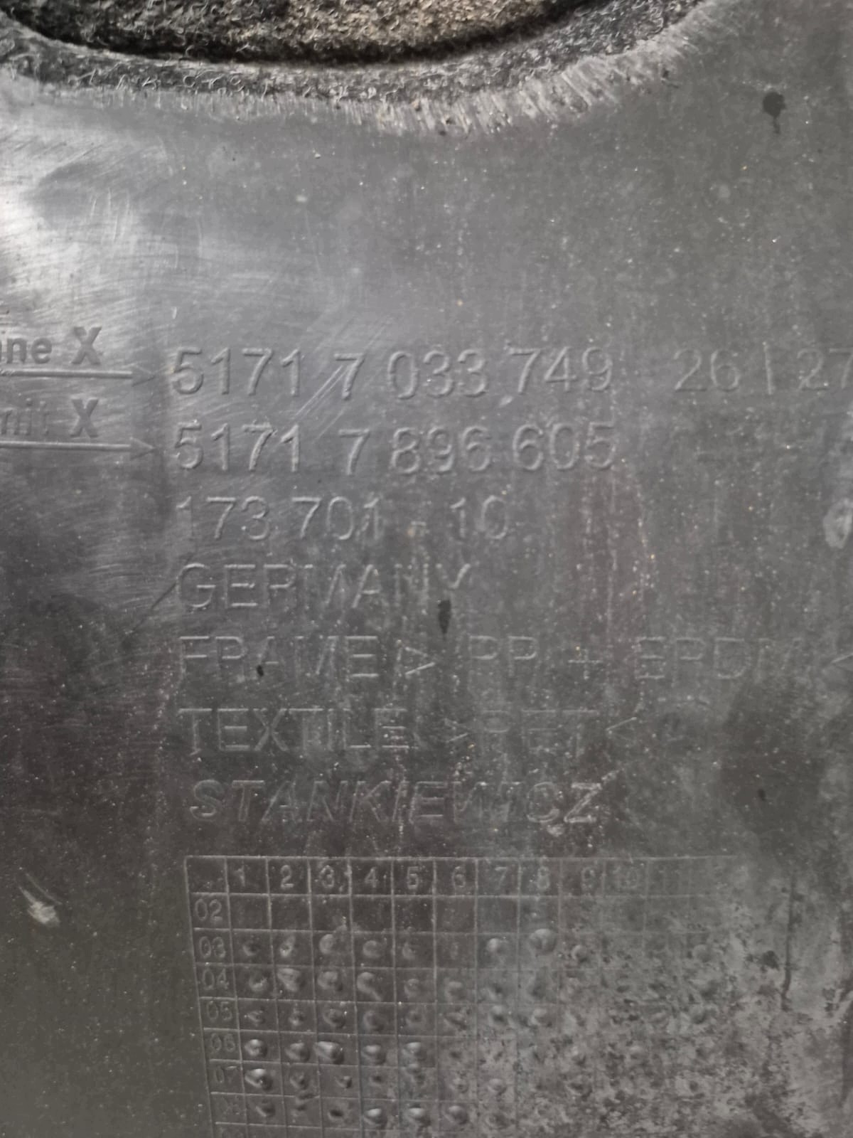 BMW 5 E60 E61 03-10 Radschale vorne vorne links