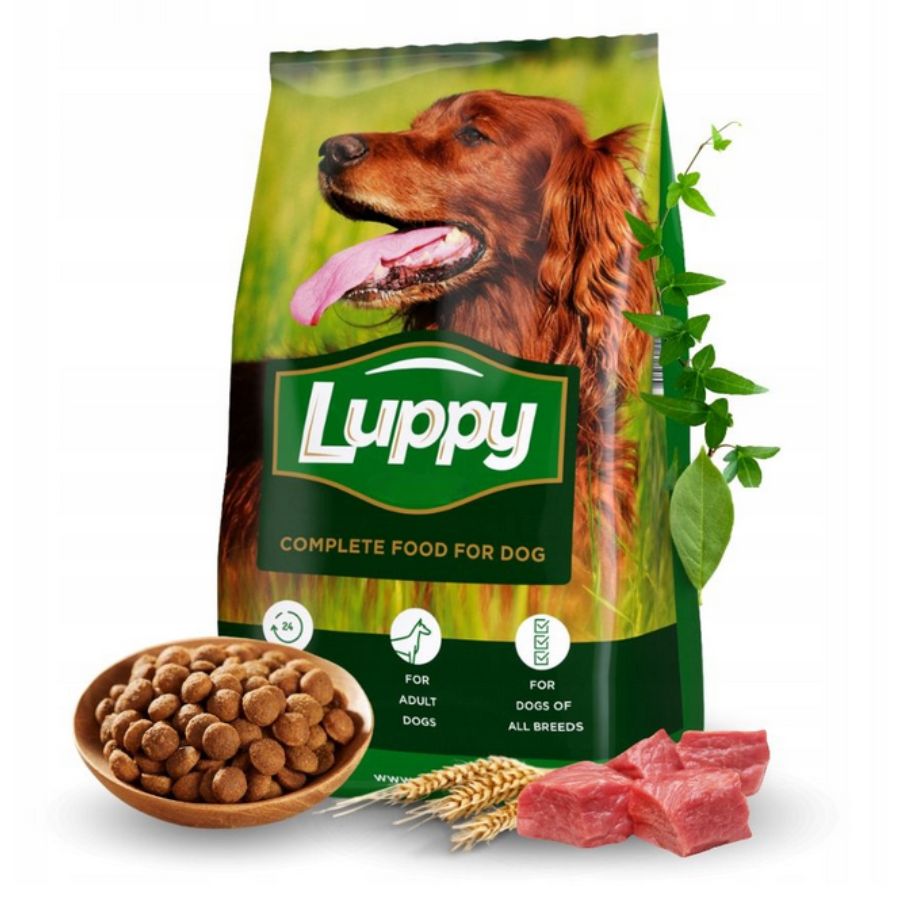 Luppy Tasty Balanced suché krmivo psy s masem a vitamíny 20 kg
