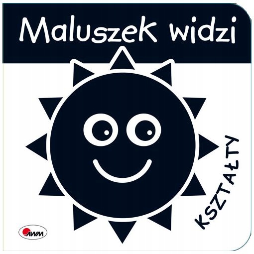 KSIĄŻECZKA HARMONIJKA KONTRASTOWA KSZTAŁTY