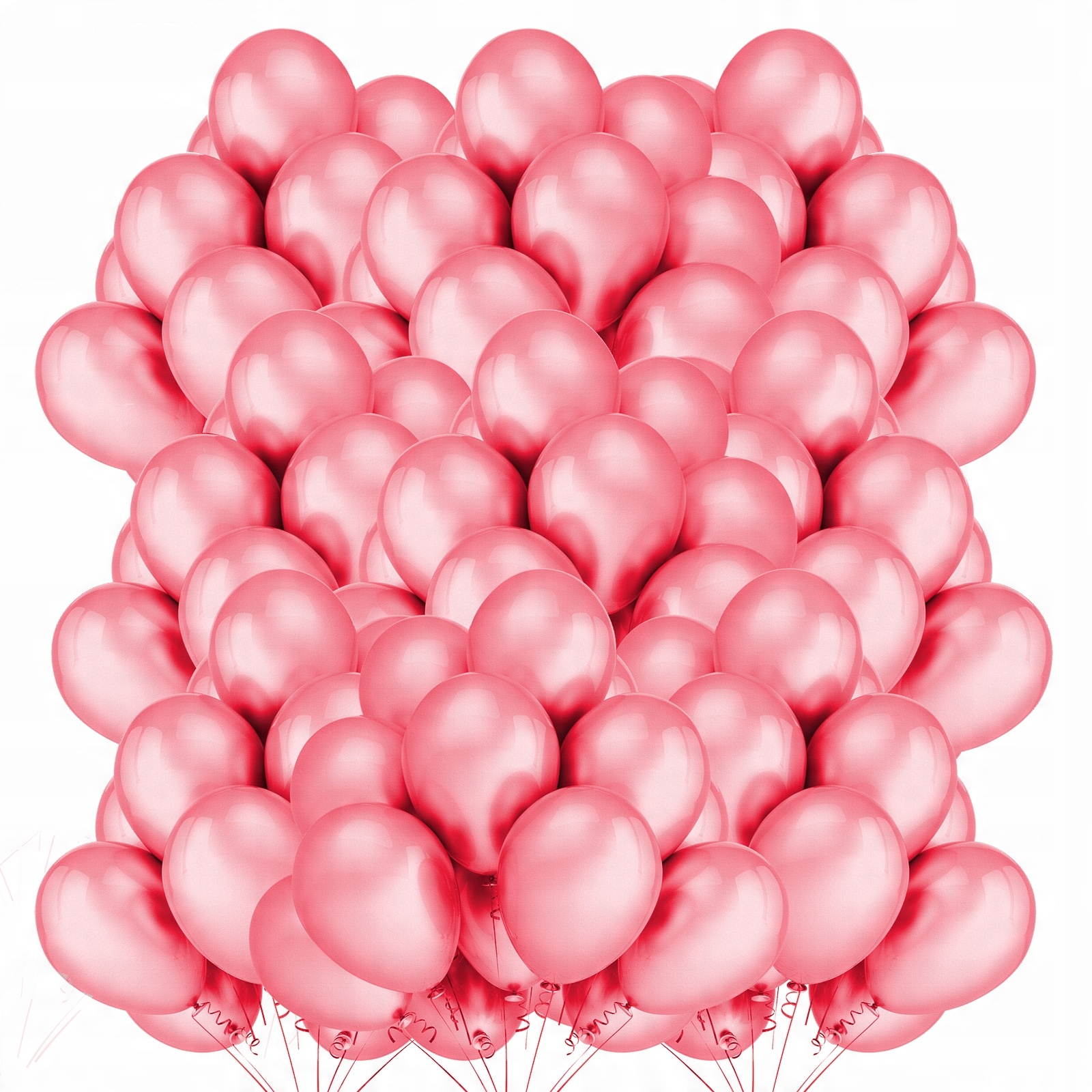 

Balony Metaliczne Perłowe Różowe Ślub 32cm 100 szt
