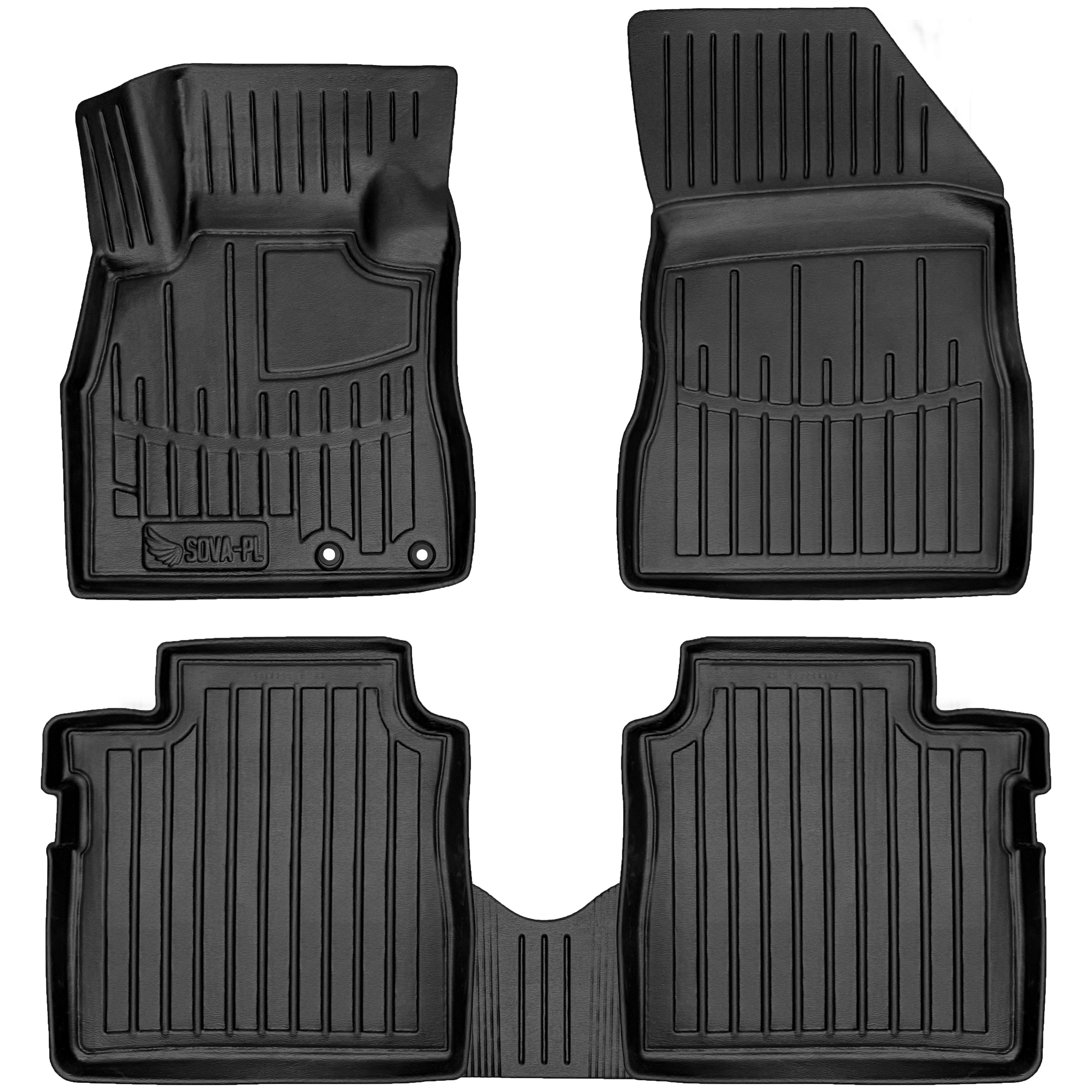 Dywaniki gumowe 3D do Nissan Note II E12 (2013-2017)