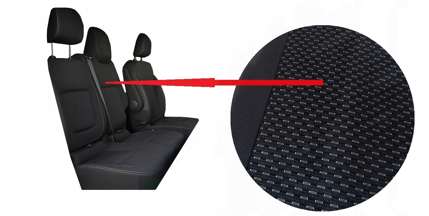 POKROWCE RENAULT Trafic III 2014-2024 Przeznaczenie przednie fotele