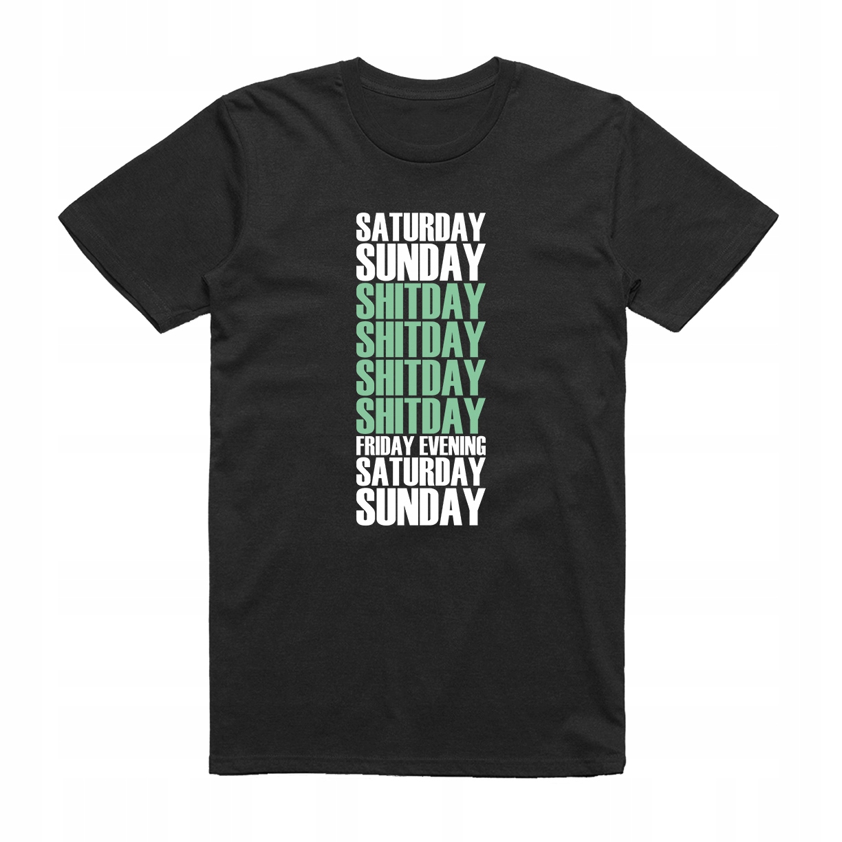 

M - Koszulka T-shirt Tydzień Weekend Śmieszna Shit