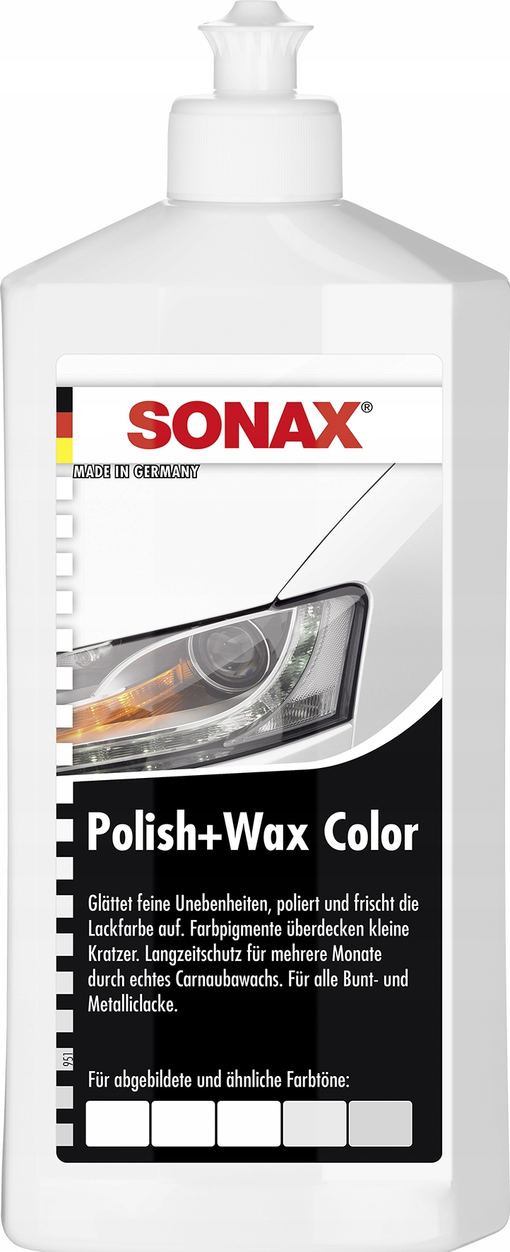

Sonax Wosk koloryzujący NanoPro biały 500 ml