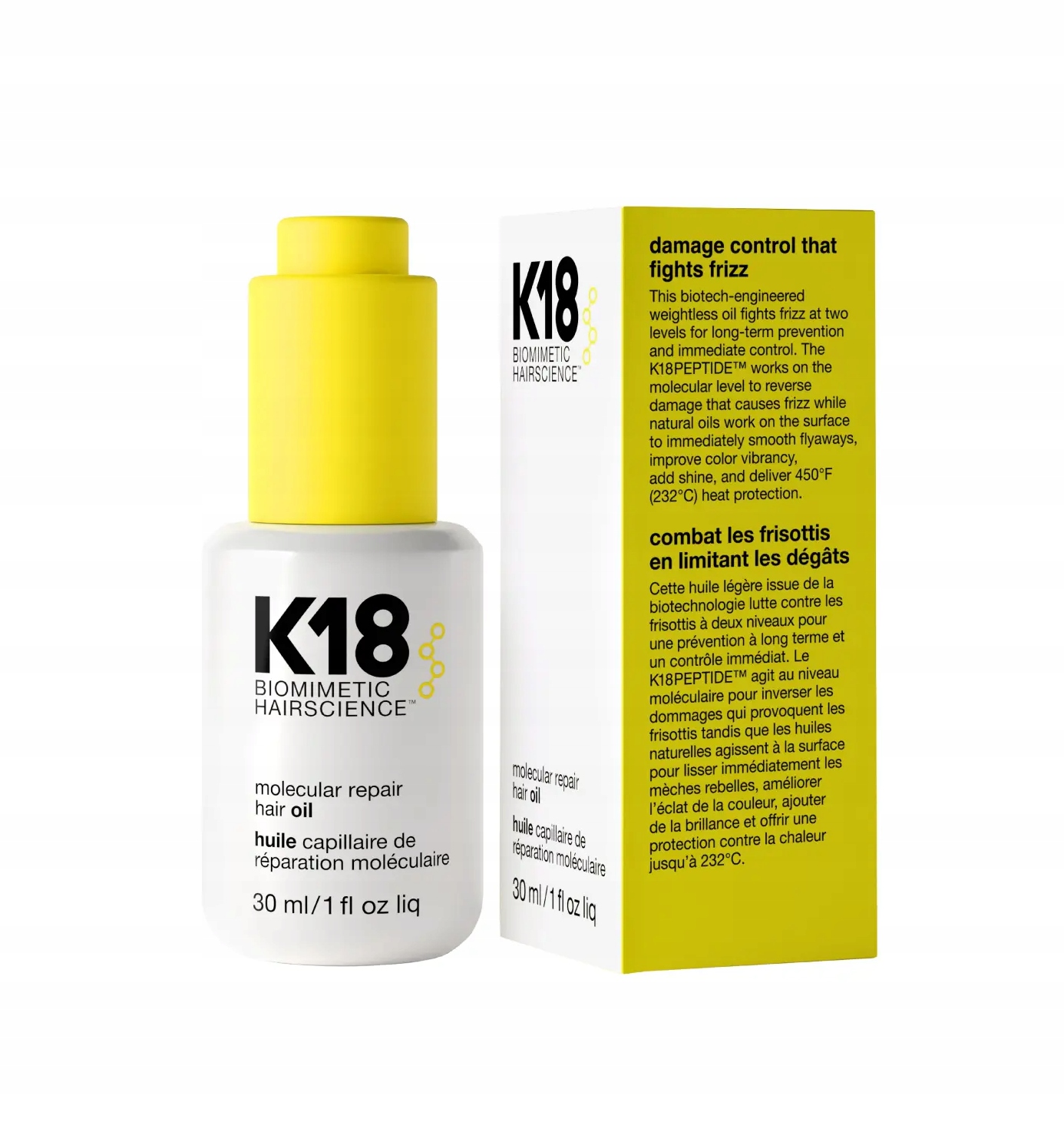 K18 Molecular Repair Oil Regenerujący olejek molekularny do włosów 30 ml
